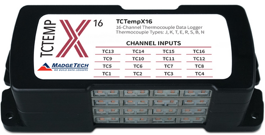 TC Temp X 12 kênh đo và 16 kênh đo nhiệt độ